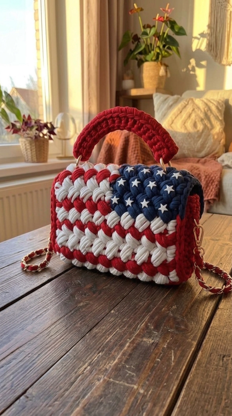 Loretta's USA crochet Bags