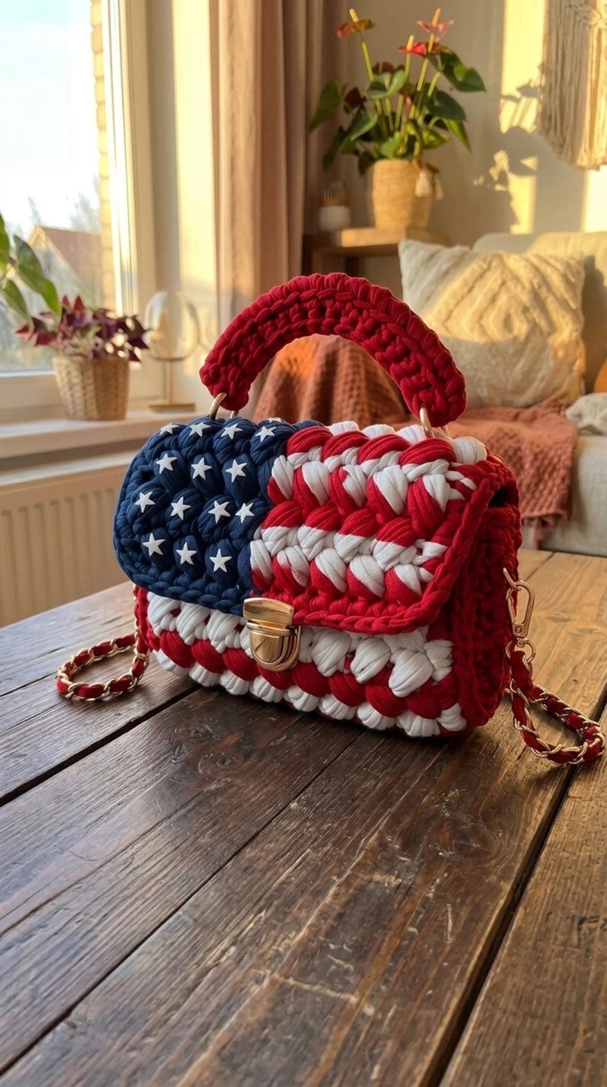 Loretta's USA crochet Bags