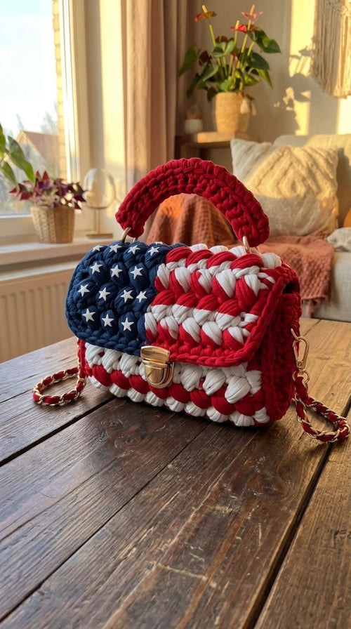 Loretta's USA crochet Bags